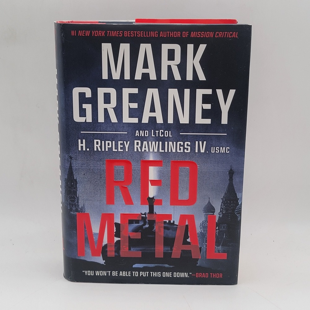Mark Greaney Red Metal Hardcover First Edition 1st Printing Military Thriller